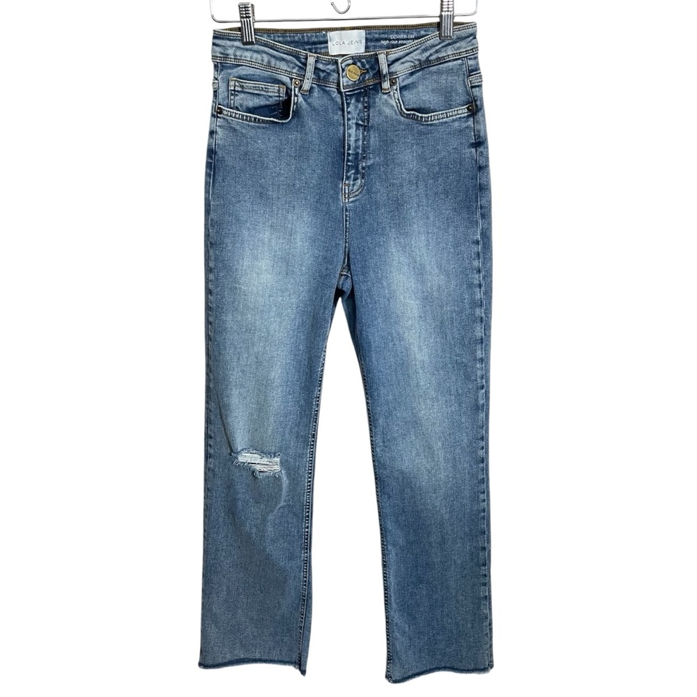 LOLA Jeans Denver-BM high-rise straight jeans stretch 
Size 27